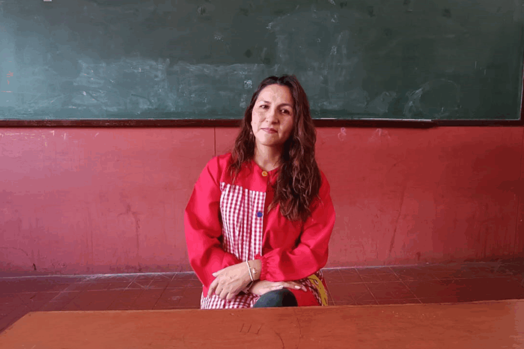 Roxana Morales, teacher responsible of implementing the Toolkit